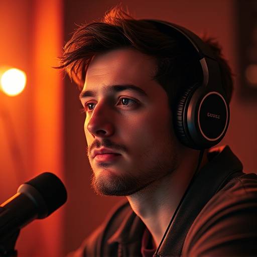 Person Listening to Podcasts with Headphones - The Rise of Local Podcasting